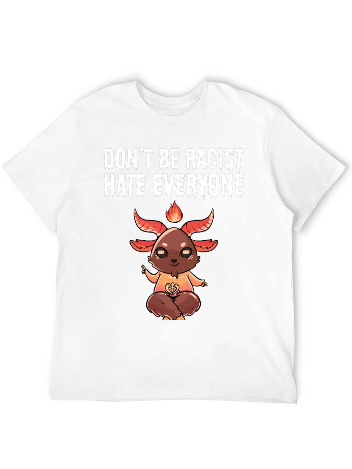 Dont Be Racist Hate Everyone Graphic Tee