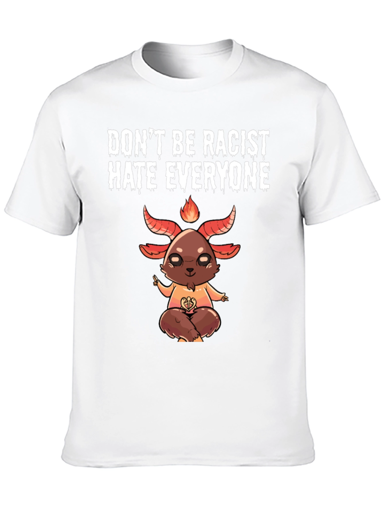 Dont Be Racist Hate Everyone Graphic Tee