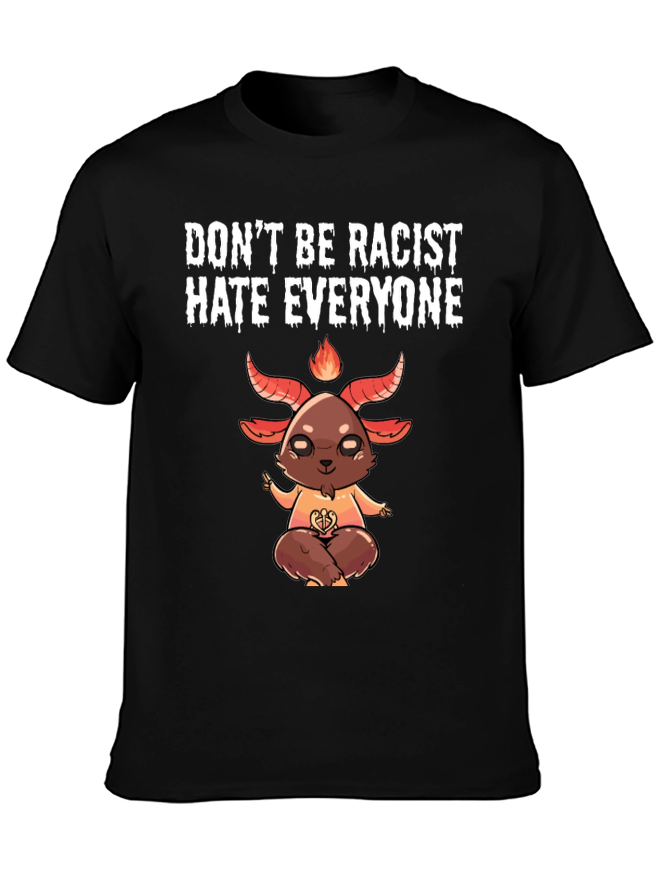 Dont Be Racist Hate Everyone Graphic Tee