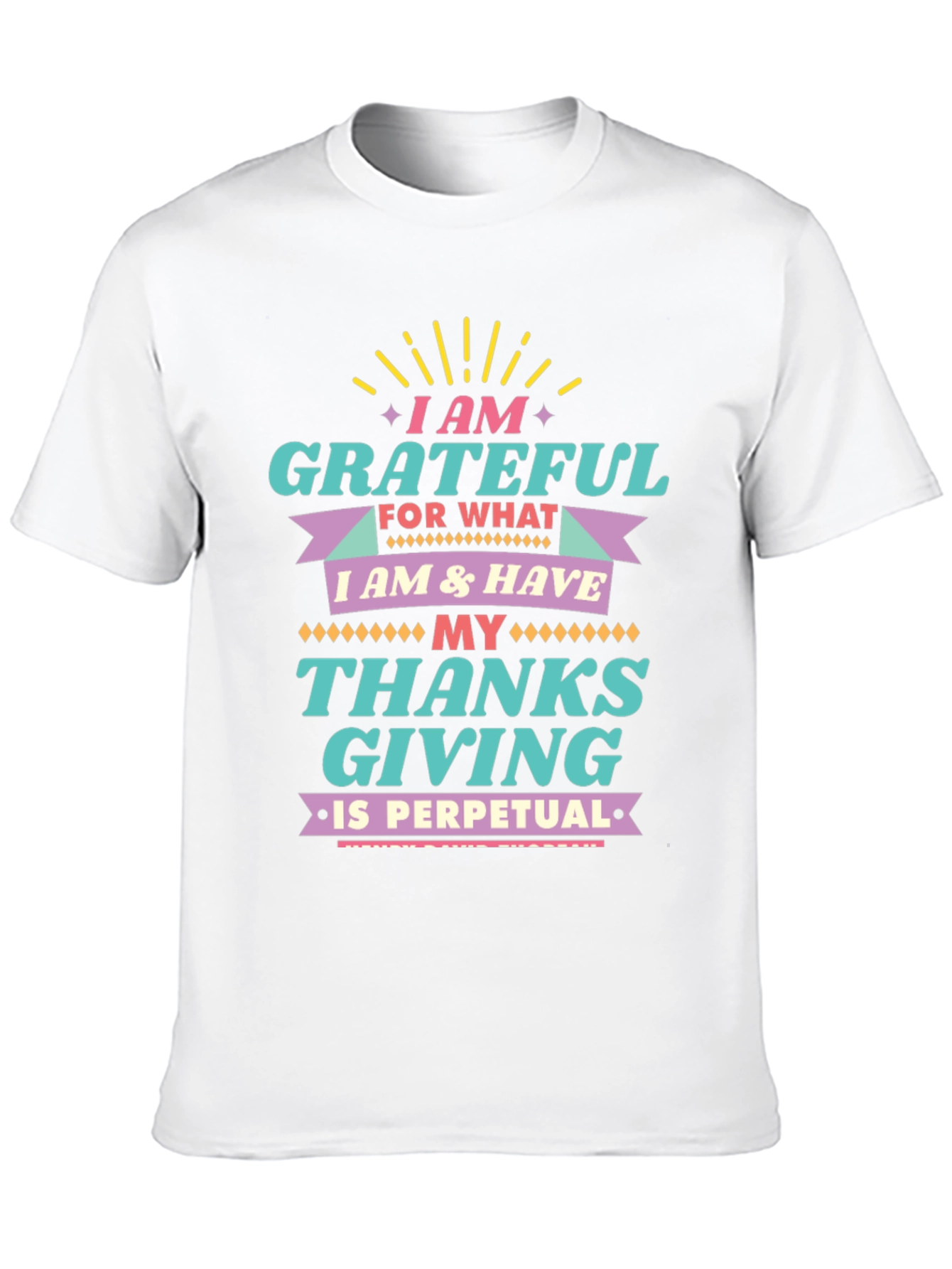 Grateful Thanksgiving T-Shirt - Stylish Holiday Apparel