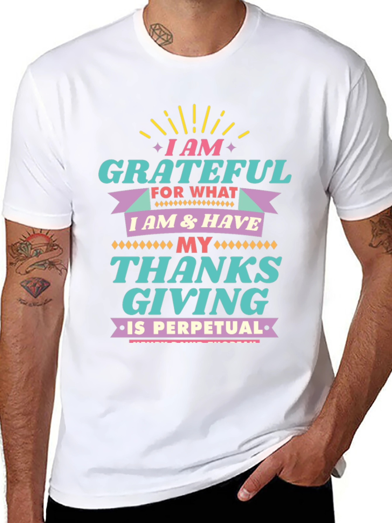 Grateful Thanksgiving T-Shirt - Stylish Holiday Apparel