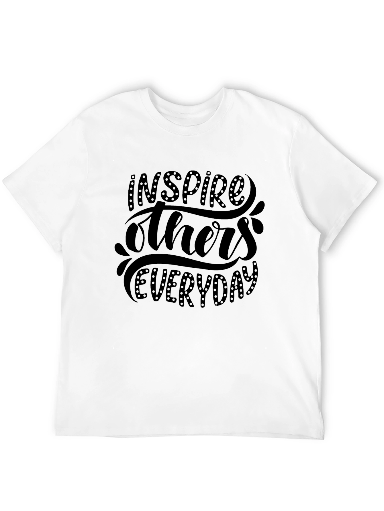 Inspire Others Everyday Black Graphic Tee