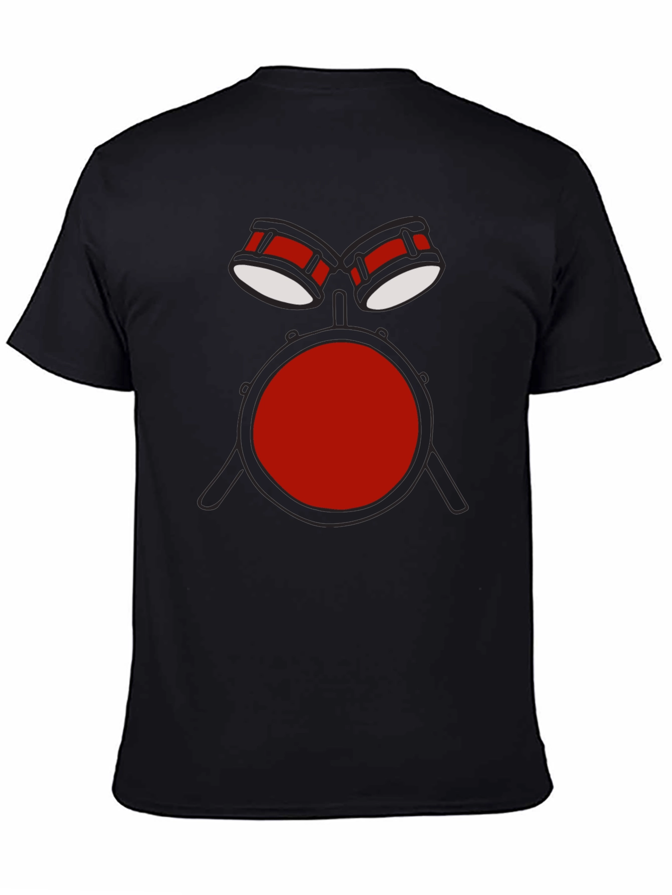 Drum Set Graphic T-Shirt - Music Lover Tee