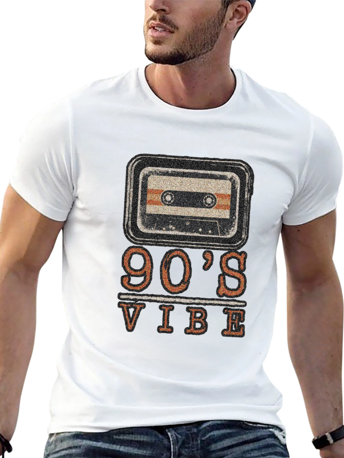 90s Vibe Cassette Graphic T-Shirt