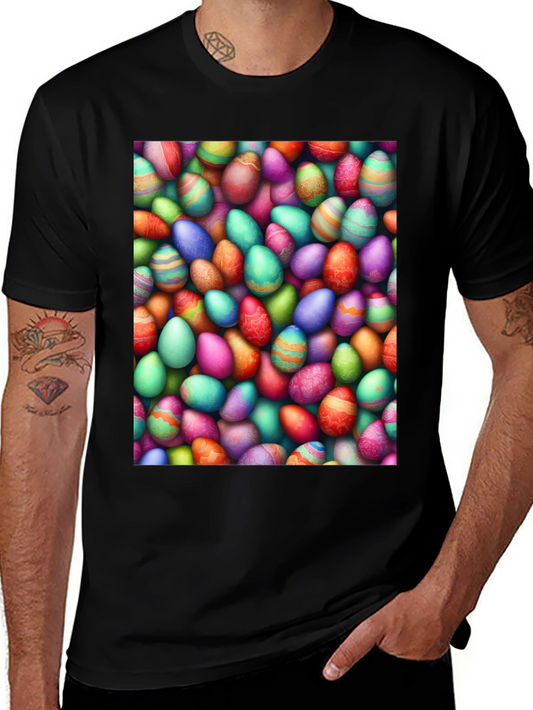 Colorful Easter Eggs Graphic Tee