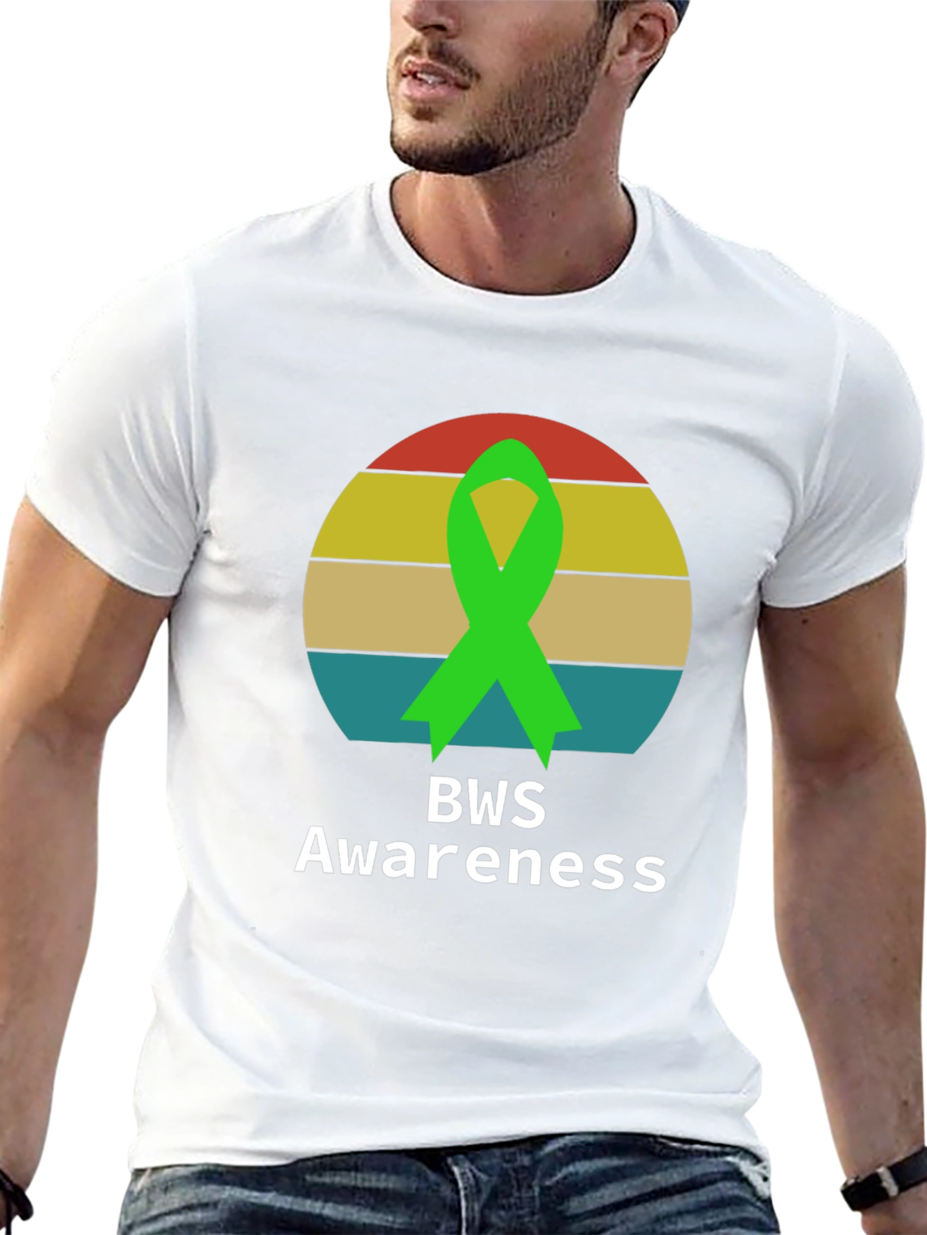 BWS Awareness Ribbon Tee - Retro Style