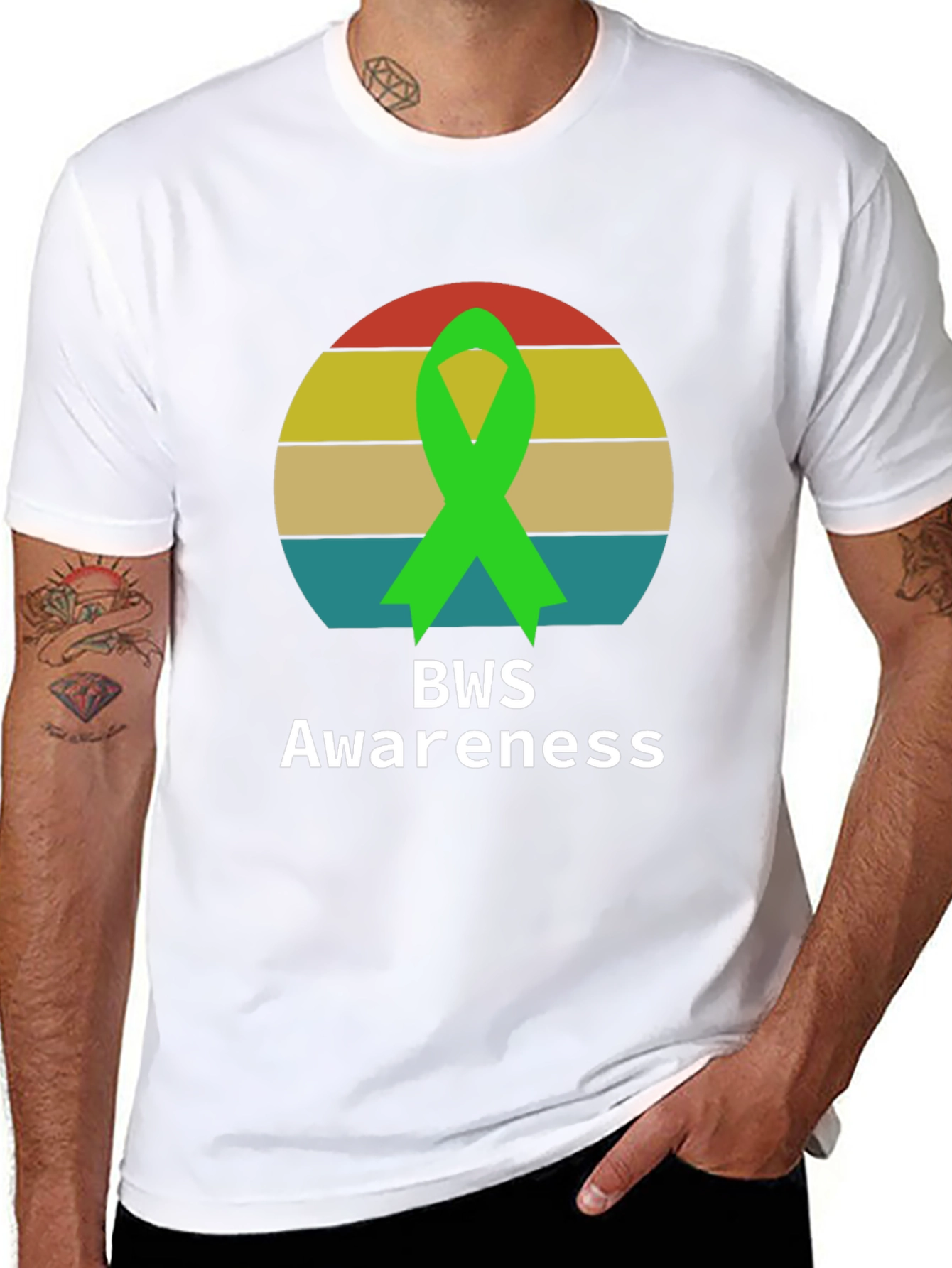 BWS Awareness Ribbon Tee - Retro Style