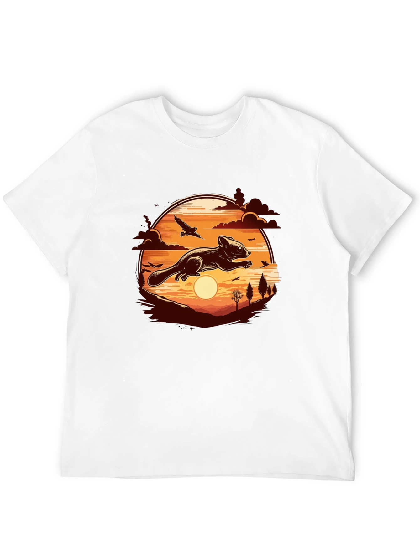 Flying Squirrel Sunset T-Shirt