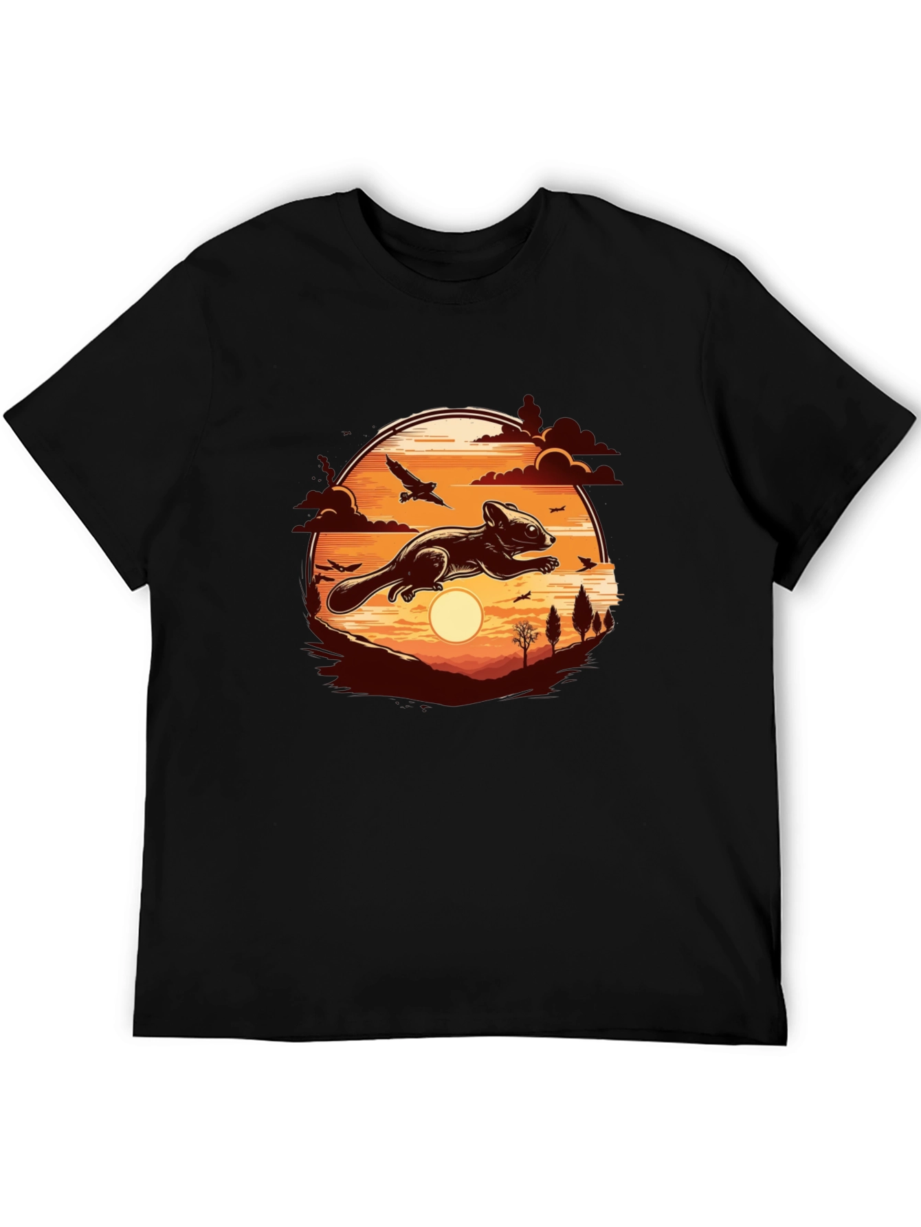 Flying Squirrel Sunset T-Shirt