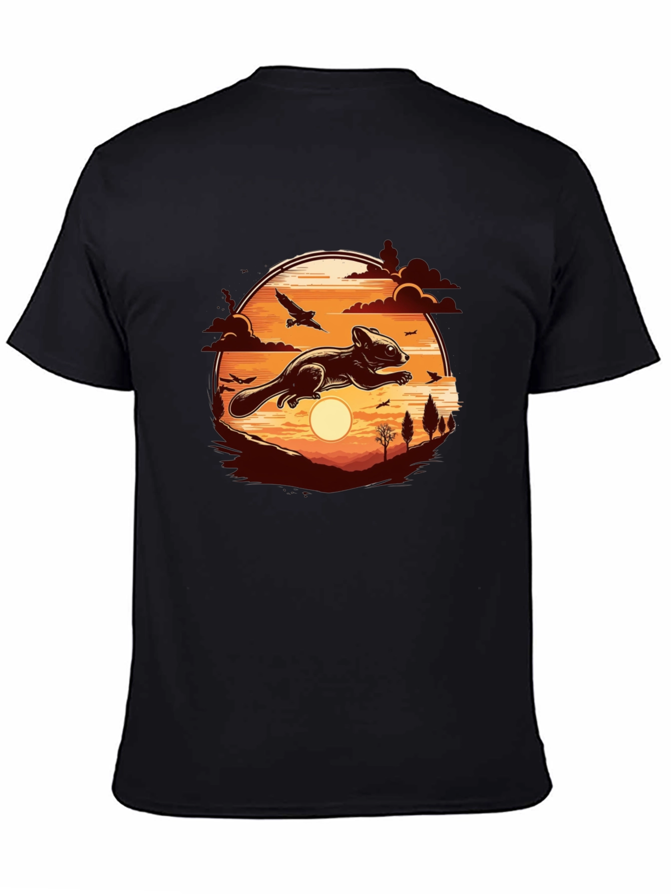 Flying Squirrel Sunset T-Shirt