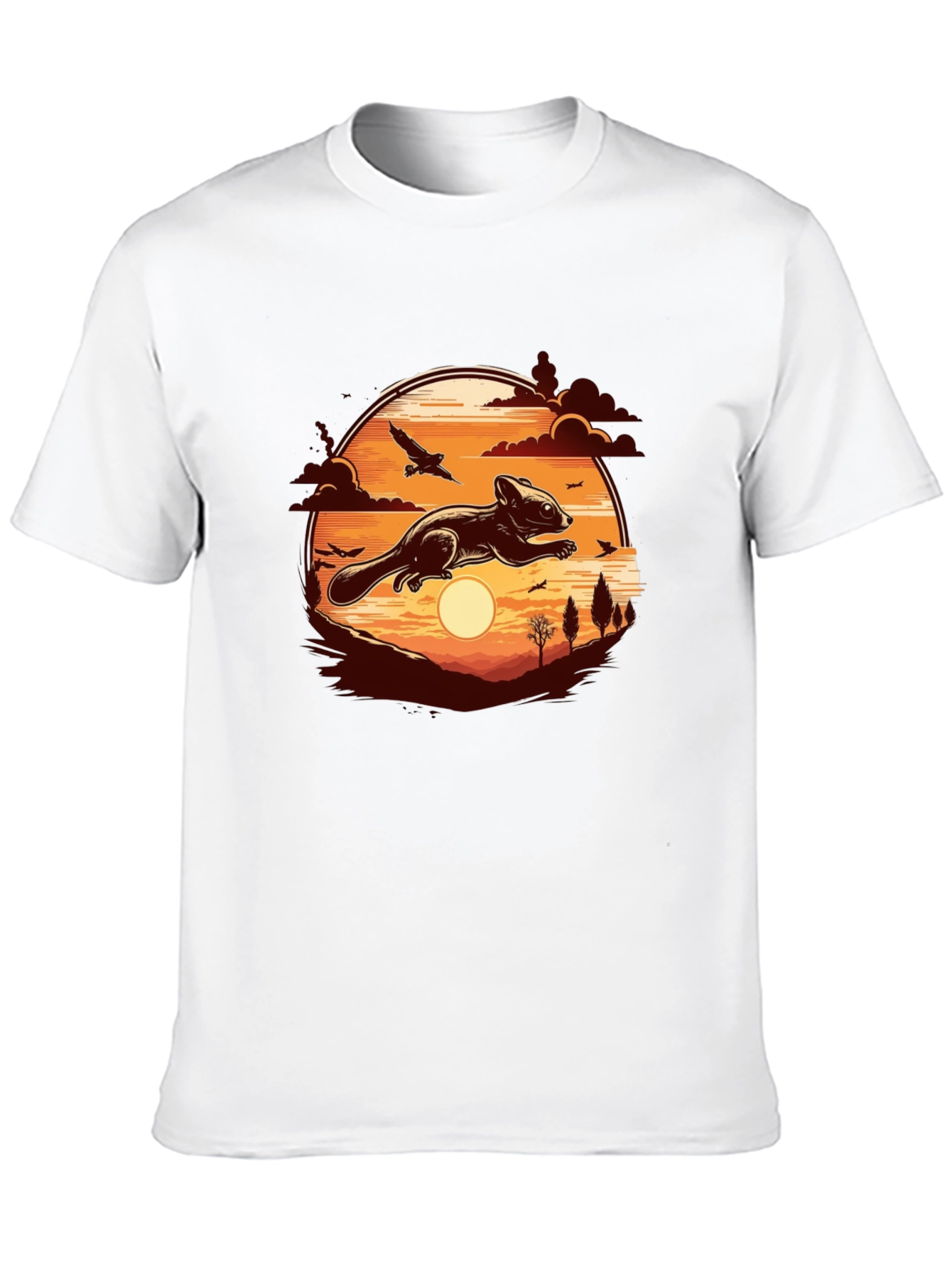Flying Squirrel Sunset T-Shirt
