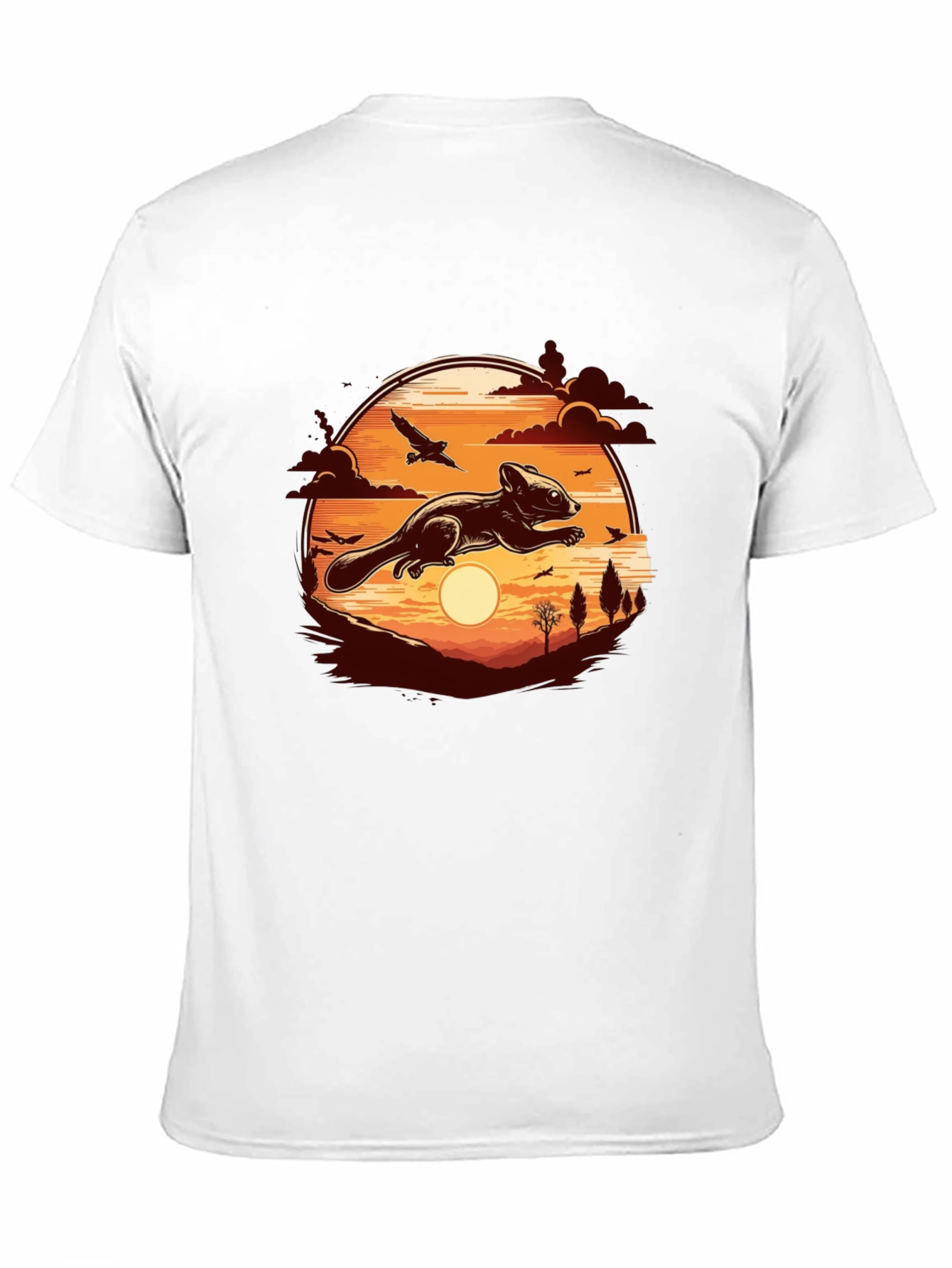 Flying Squirrel Sunset T-Shirt