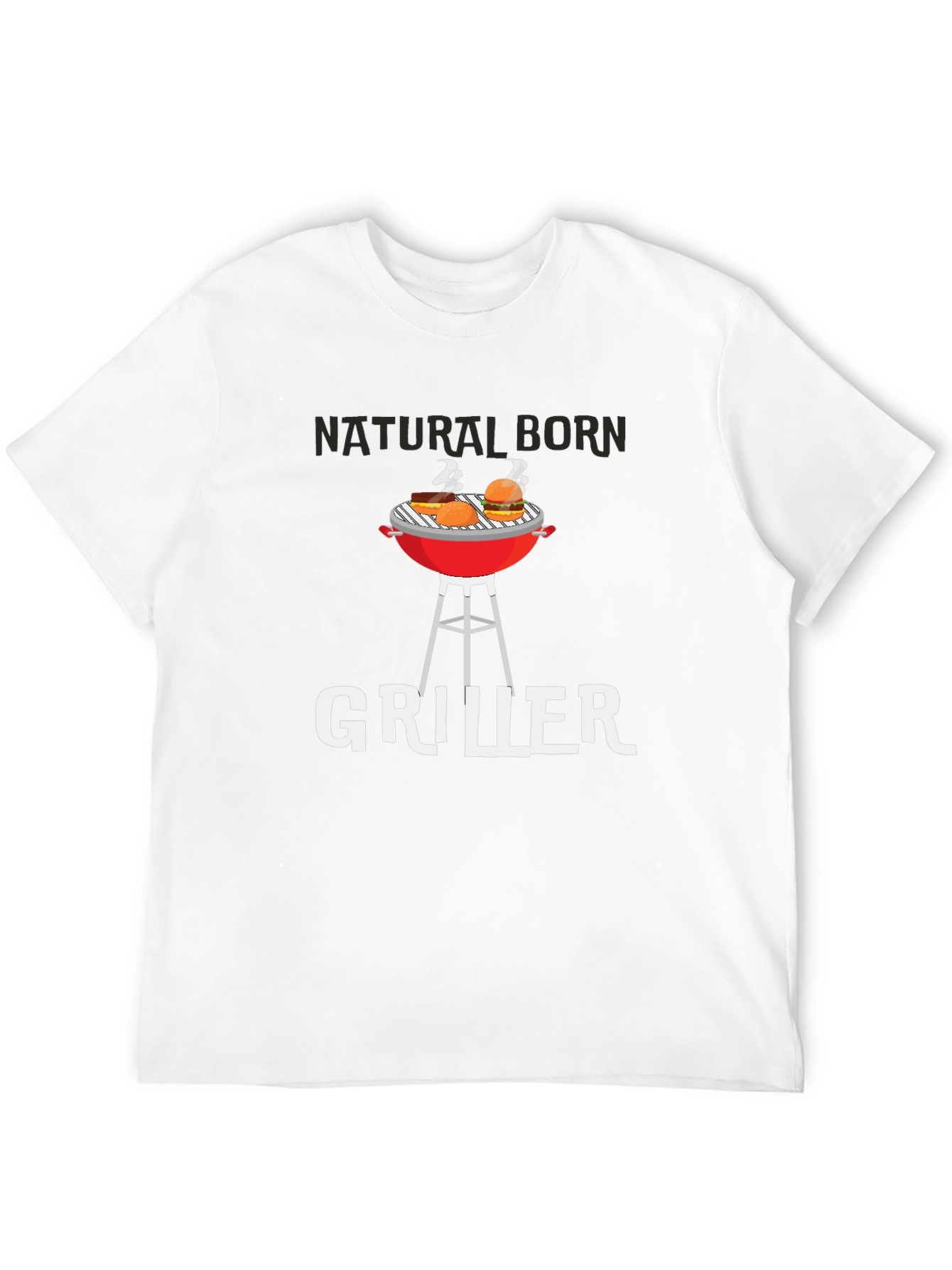 Natural Born Griller Black T-Shirt