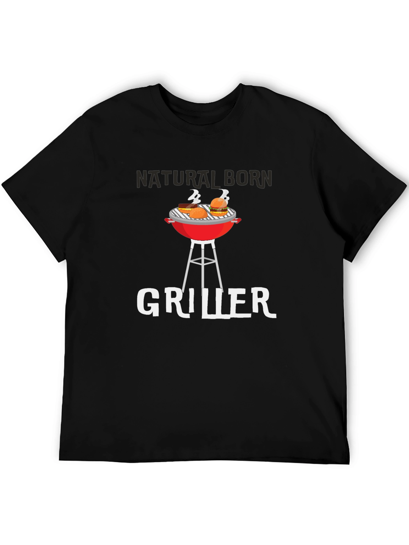 Natural Born Griller Black T-Shirt