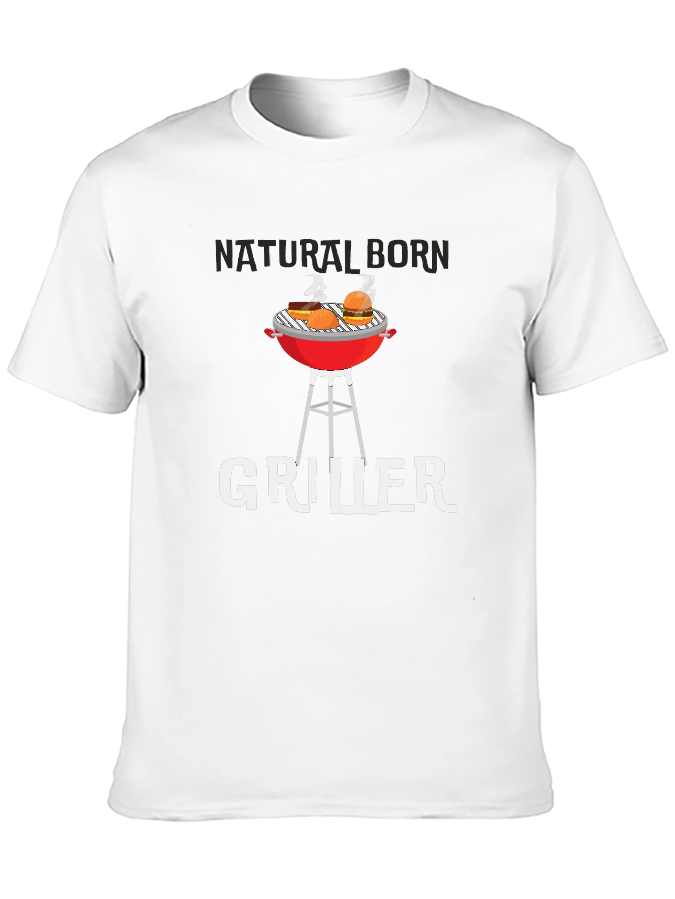 Natural Born Griller Black T-Shirt