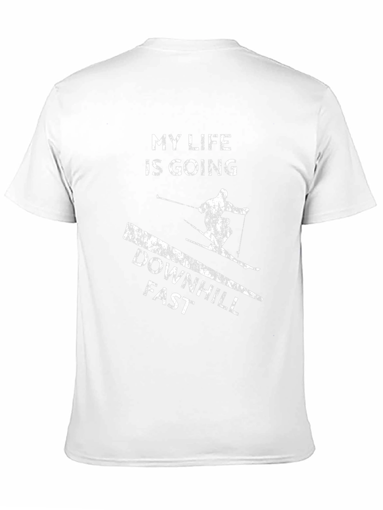 My Life Is Going Downhill Fast Skiing T-Shirt
