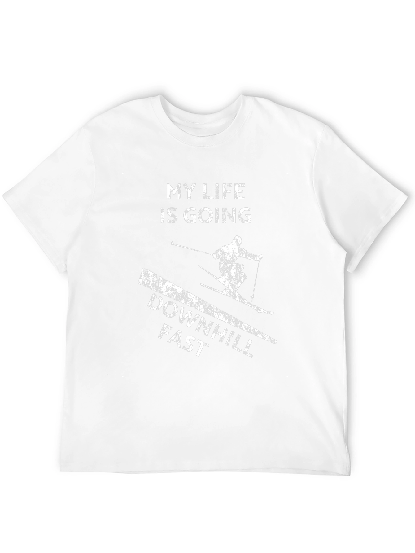 My Life Is Going Downhill Fast Skiing T-Shirt