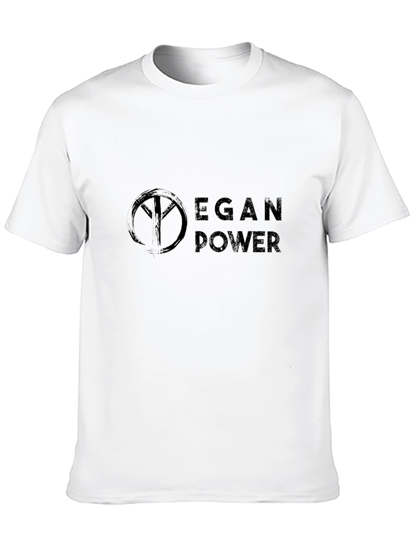 Vegan Power Black T-Shirt - Stylish & Comfortable