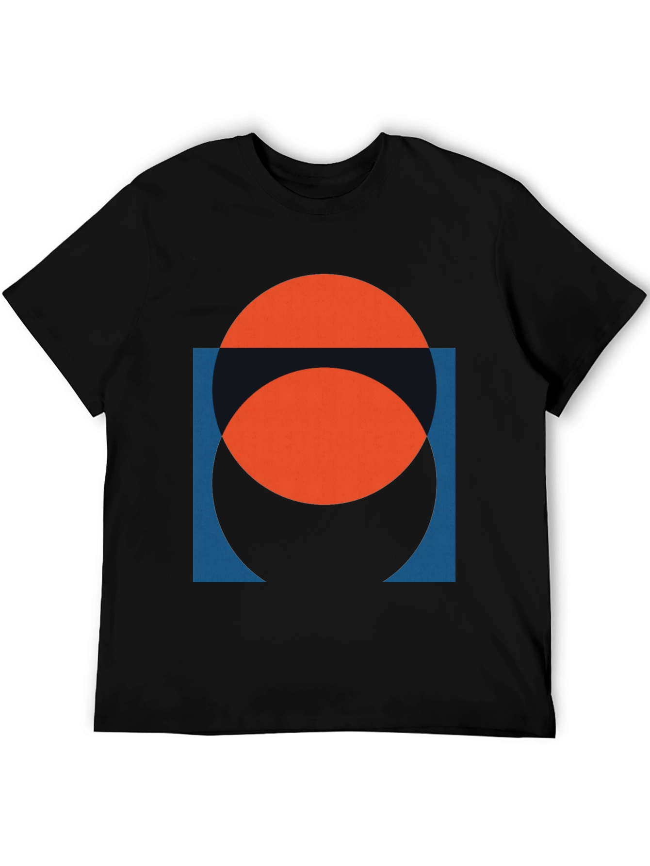 Geometric Circle Graphic Tee - Modern Design