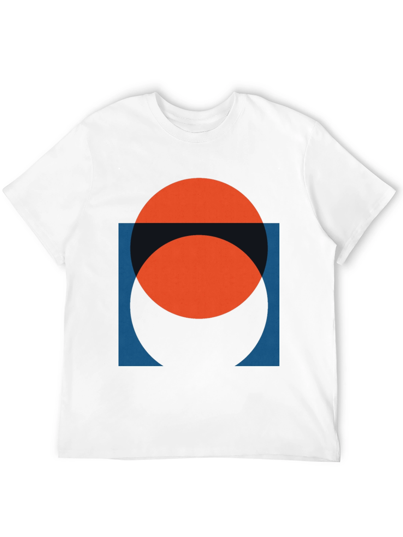Geometric Circle Graphic Tee - Modern Design