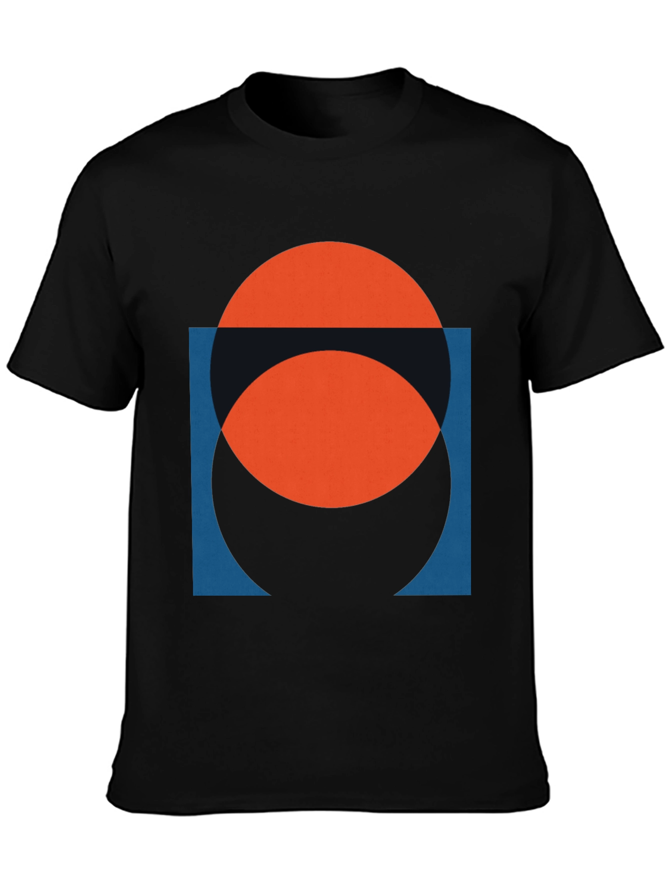Geometric Circle Graphic Tee - Modern Design