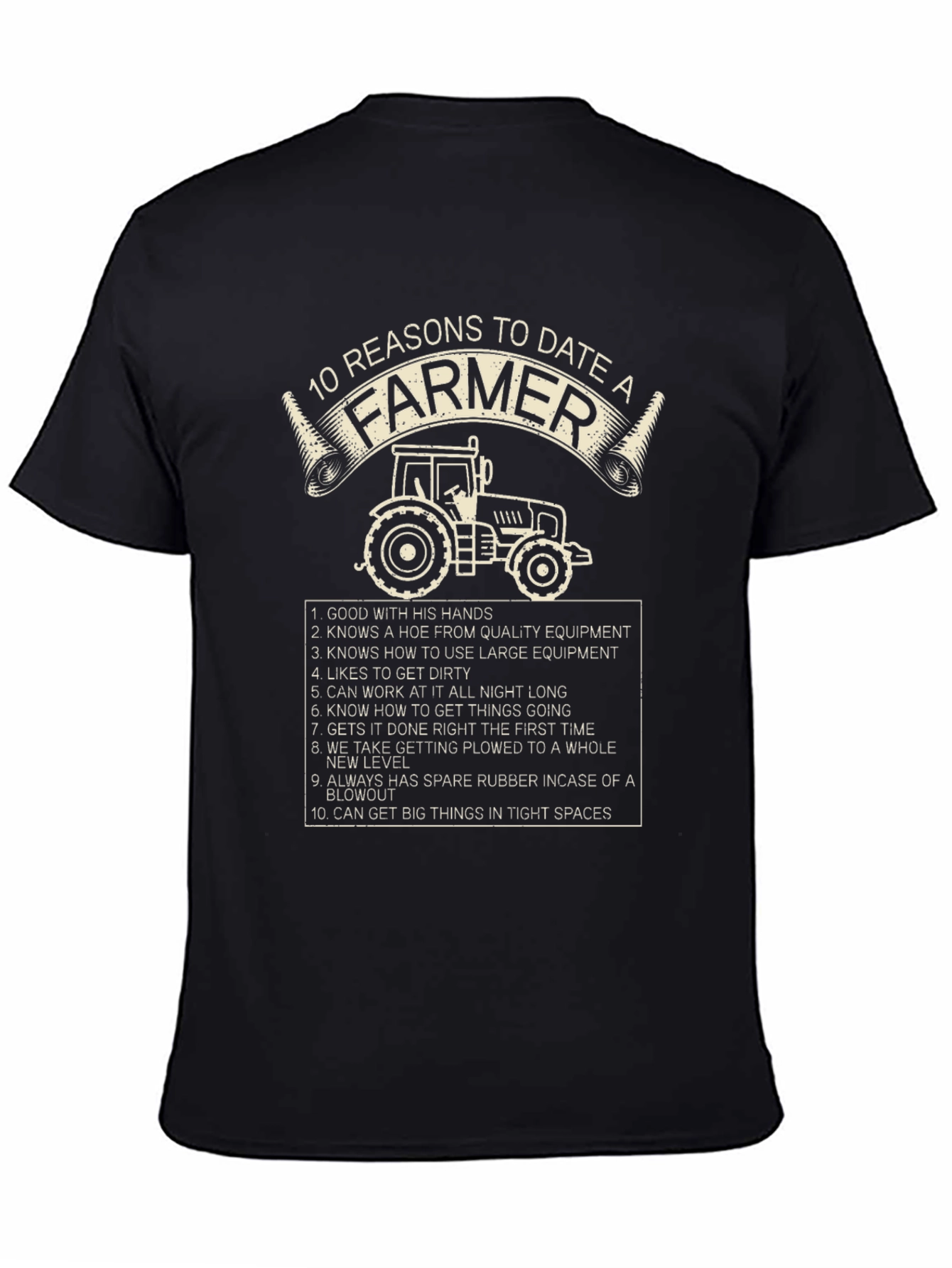 10 Reasons to Date a Farmer Graphic Tee
