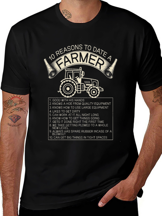 10 Reasons to Date a Farmer Graphic Tee