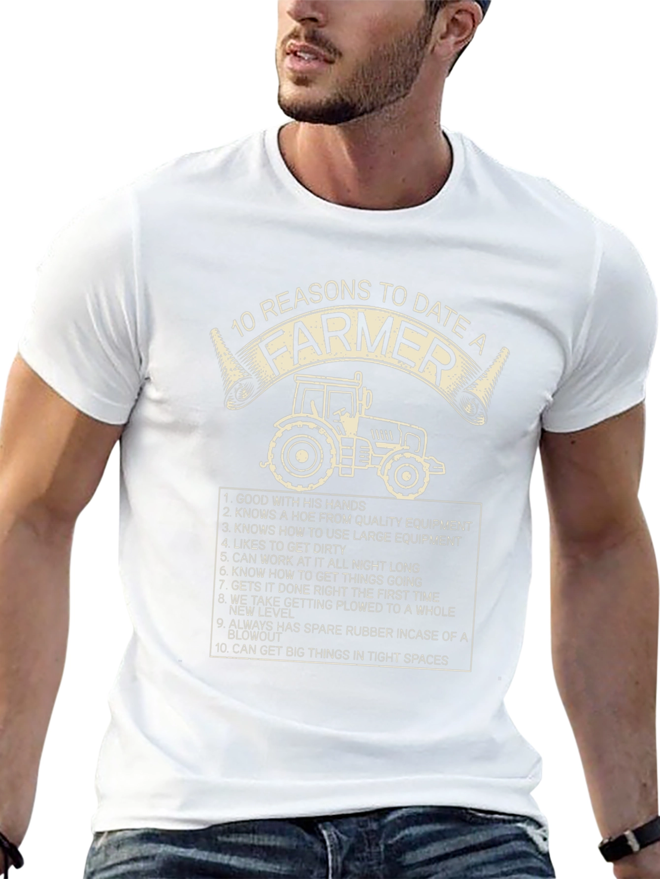 10 Reasons to Date a Farmer Graphic Tee