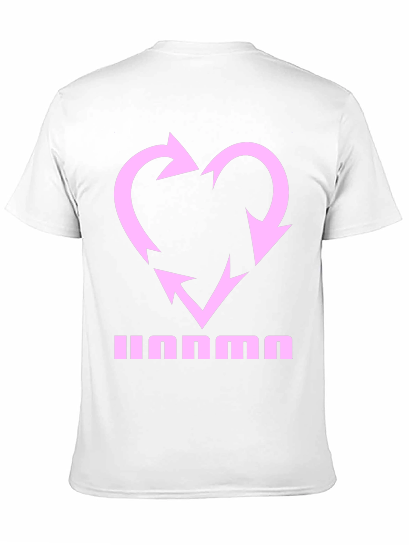 Heart Recycle Graphic Tee - Black Casual Shirt