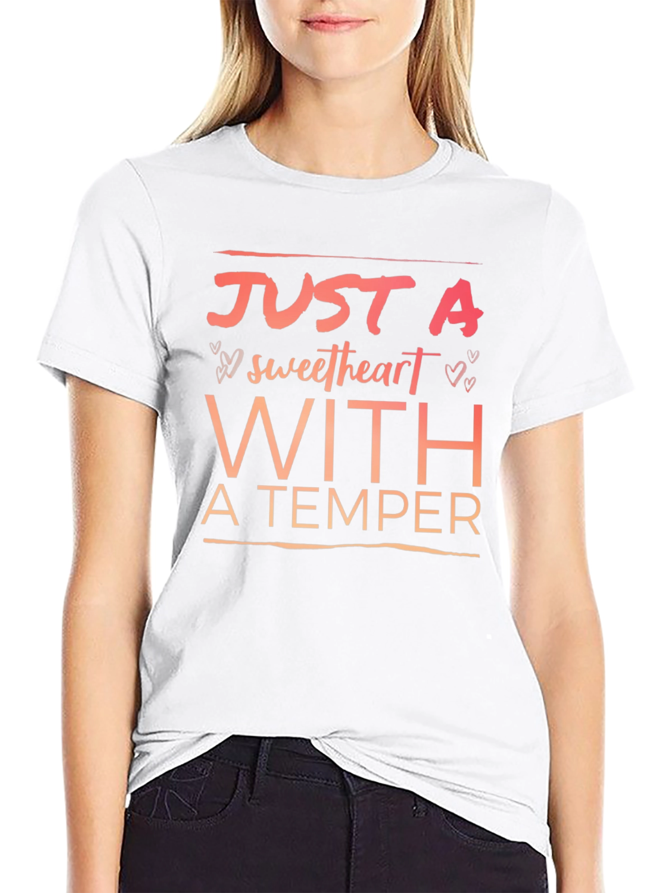 Sweetheart With a Temper Graphic T-Shirt