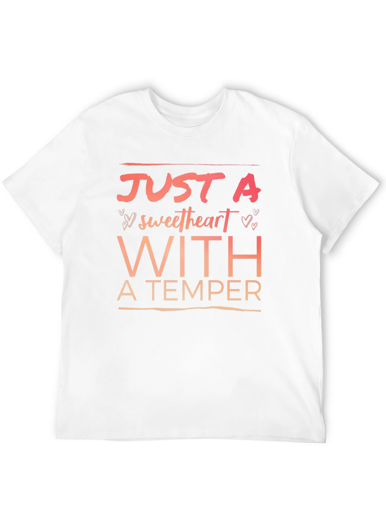 Sweetheart With a Temper Graphic T-Shirt