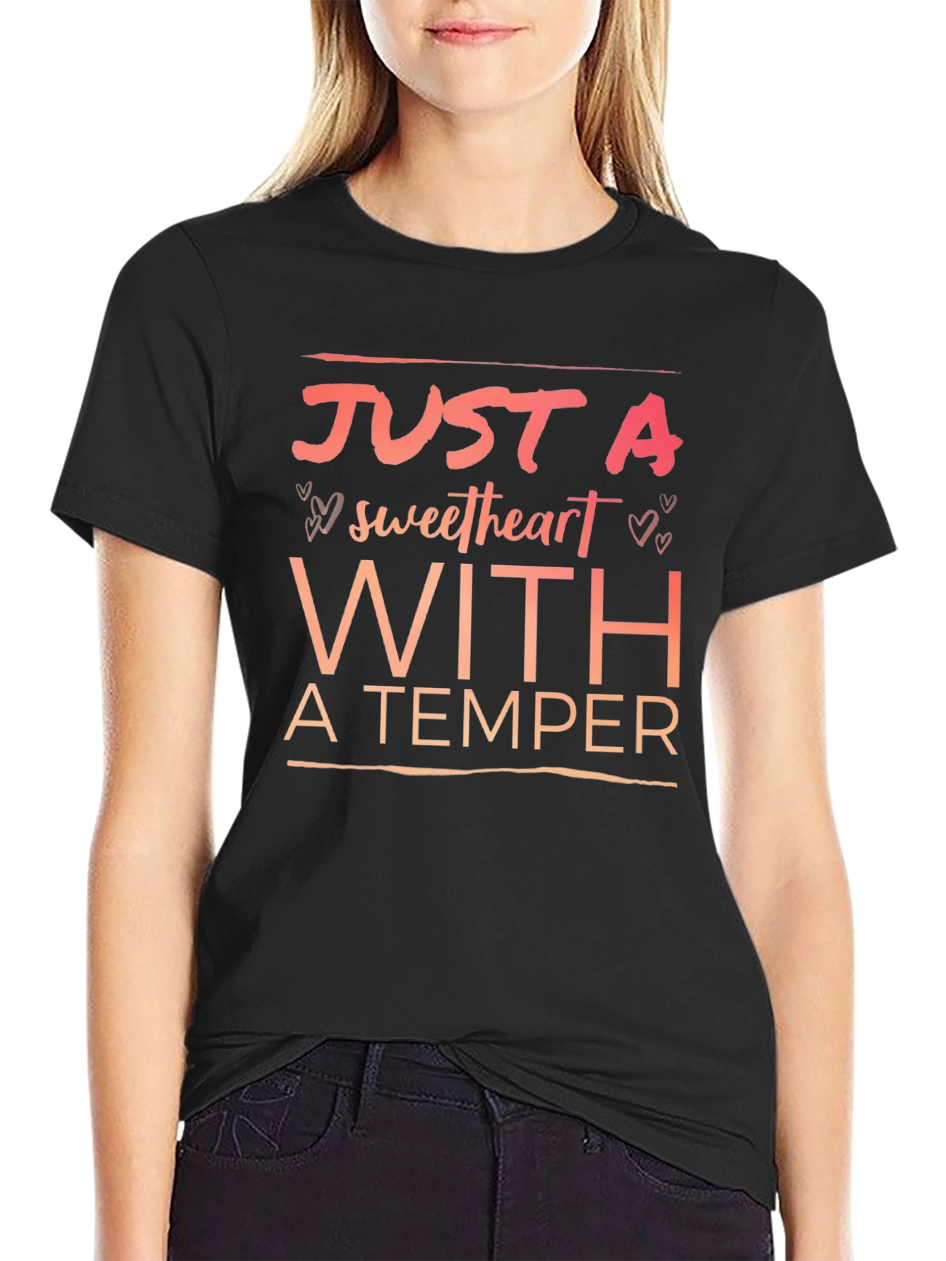 Sweetheart With a Temper Graphic T-Shirt