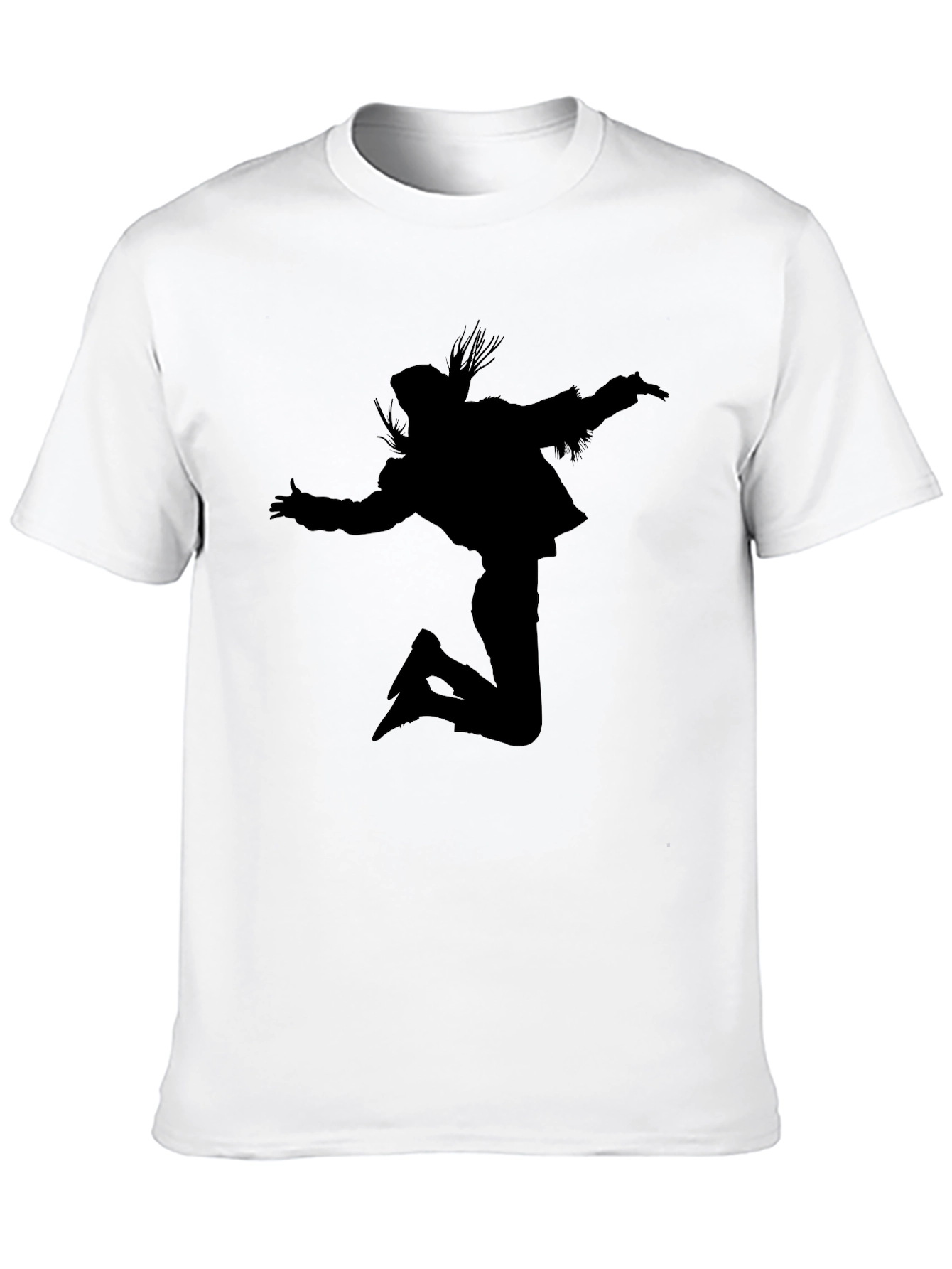Silhouette Jump T-Shirt - Black