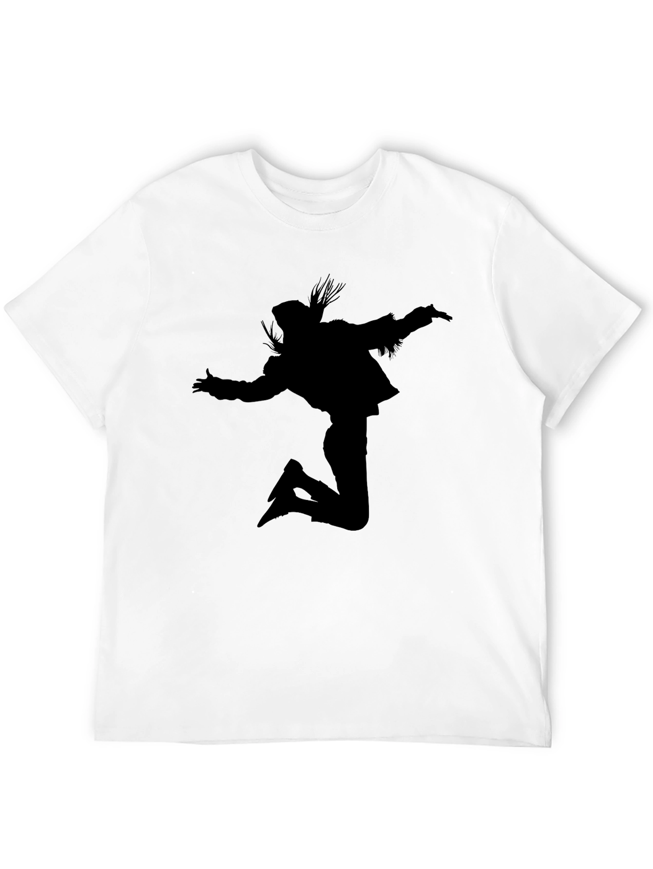 Silhouette Jump T-Shirt - Black