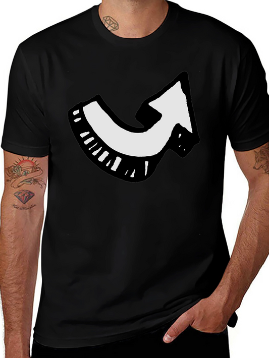 Arrow Graphic Black T-Shirt - Point the Way!