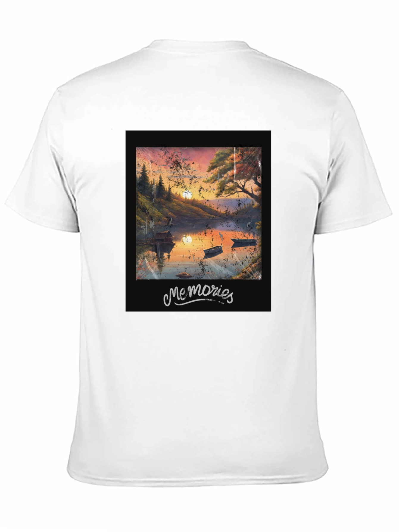 Memories Lake Sunset Graphic Tee