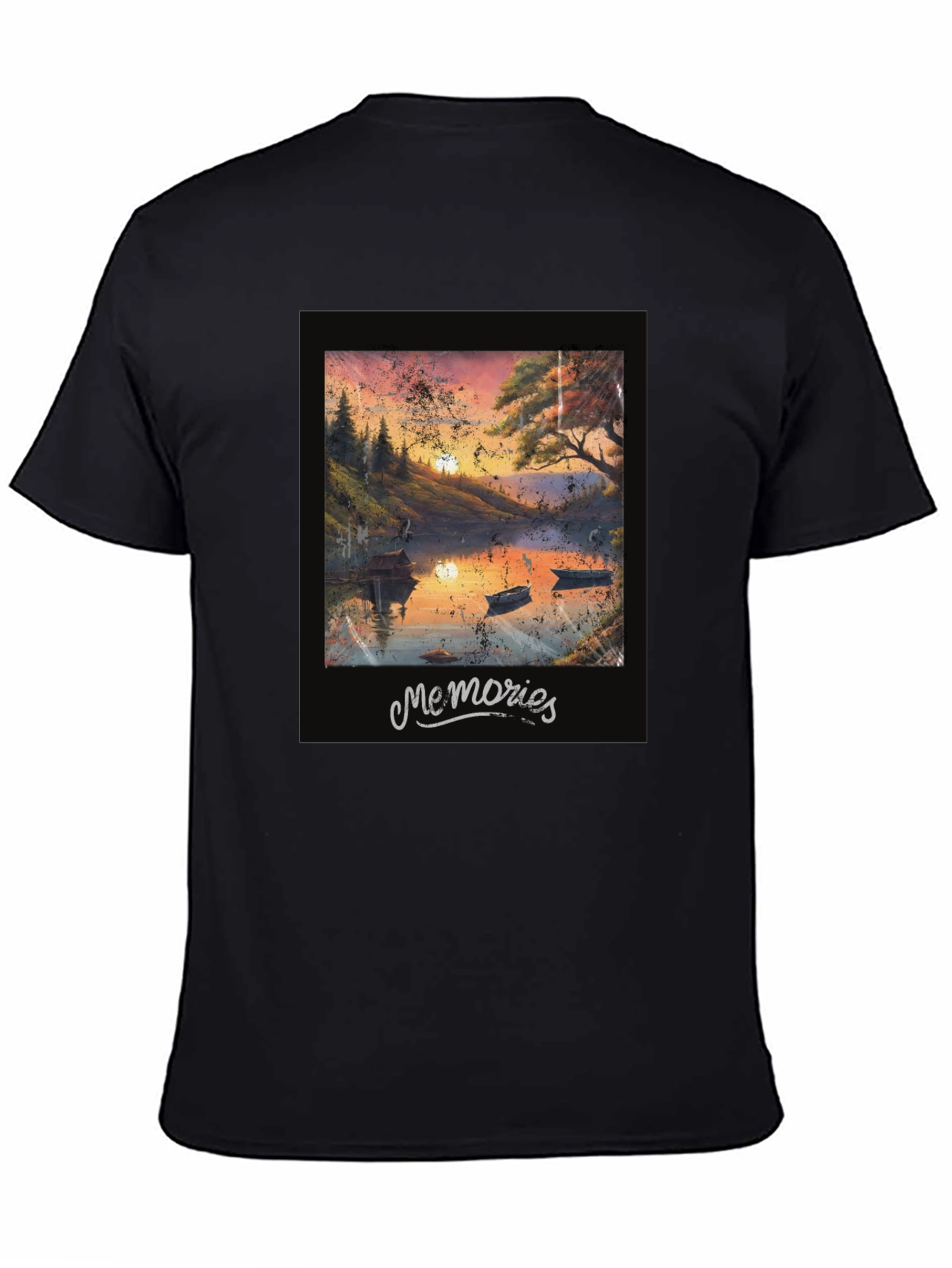 Memories Lake Sunset Graphic Tee