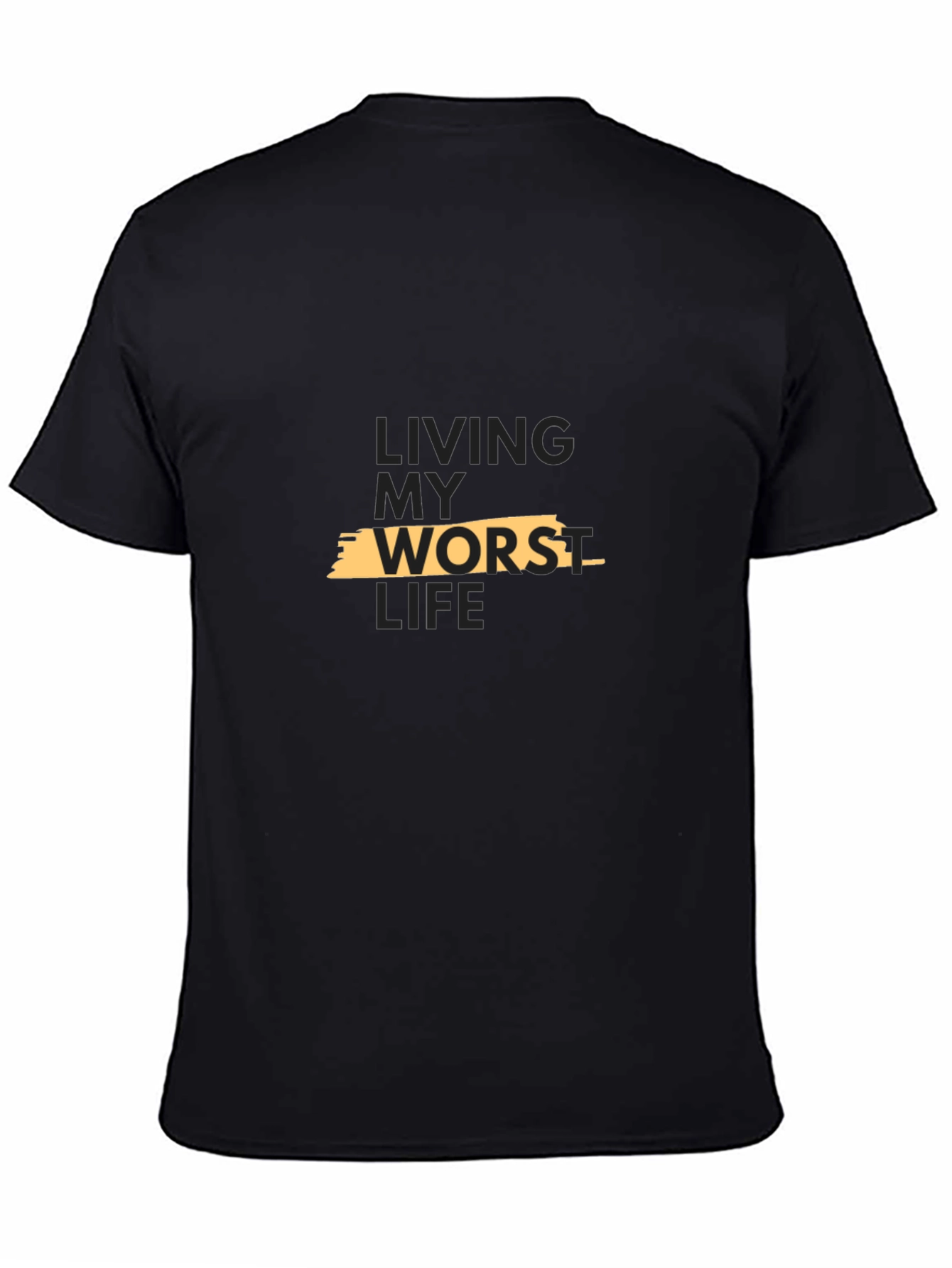 Living My Worst Life Tee - Black