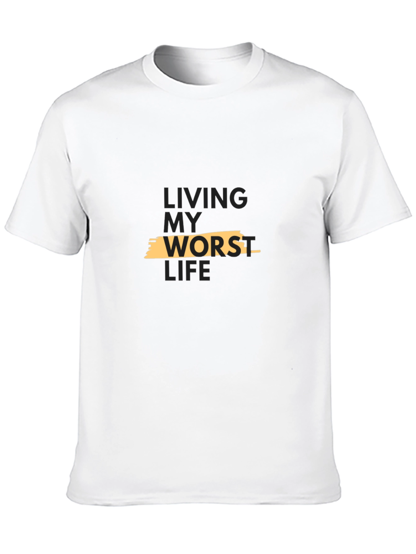 Living My Worst Life Tee - Black
