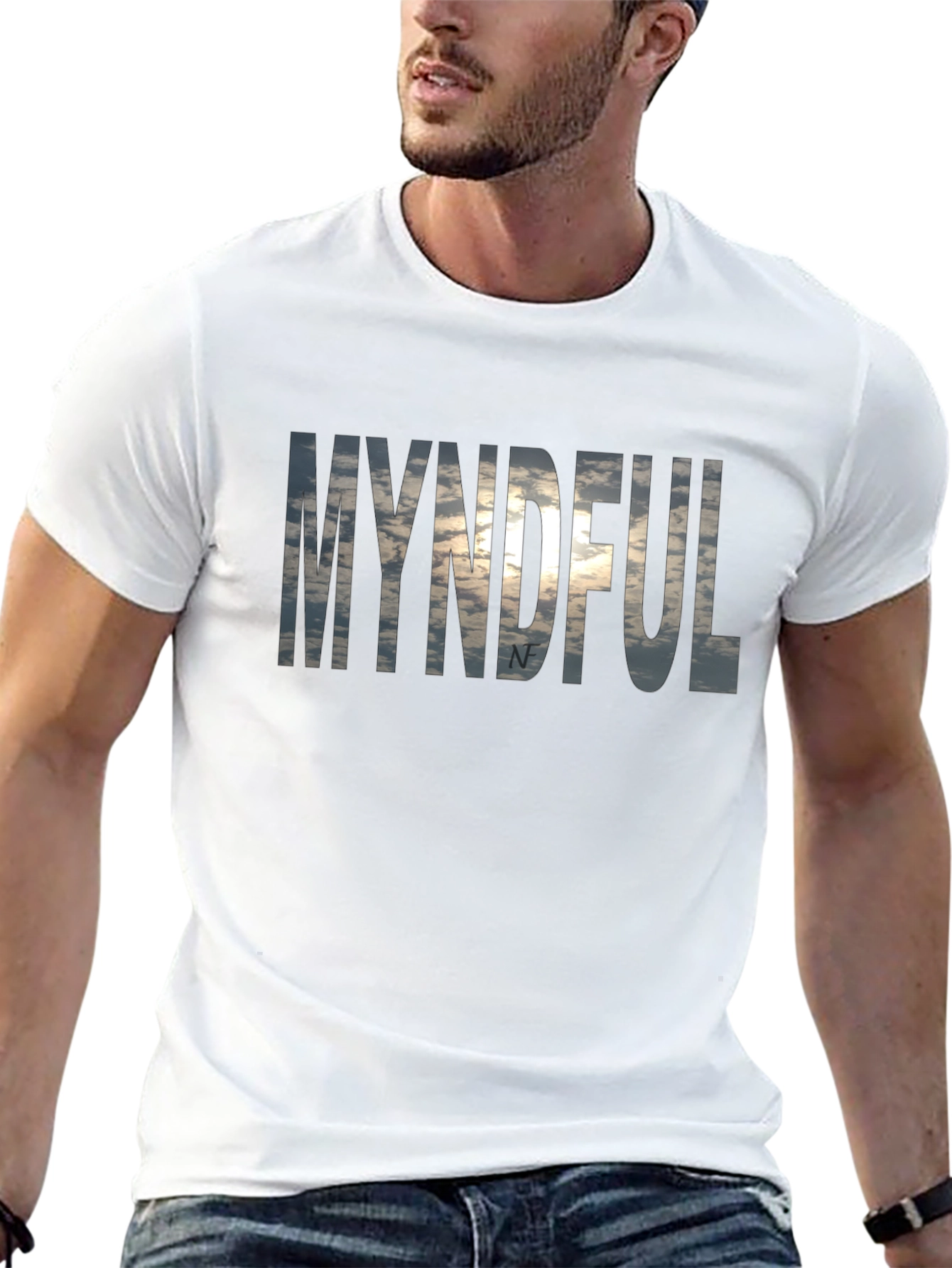 Mindful Graphic Tee - Cloudscape Design