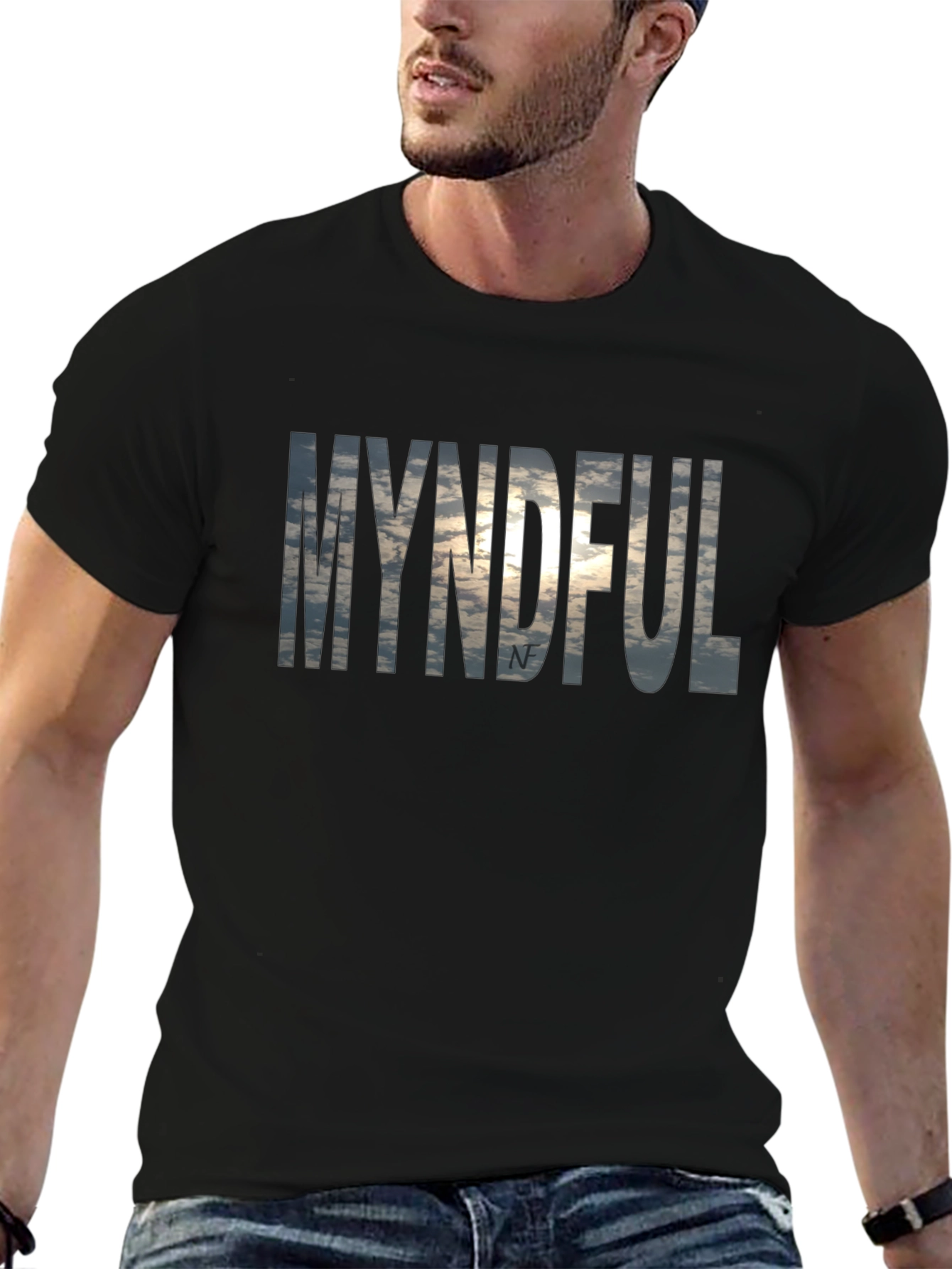 Mindful Graphic Tee - Cloudscape Design