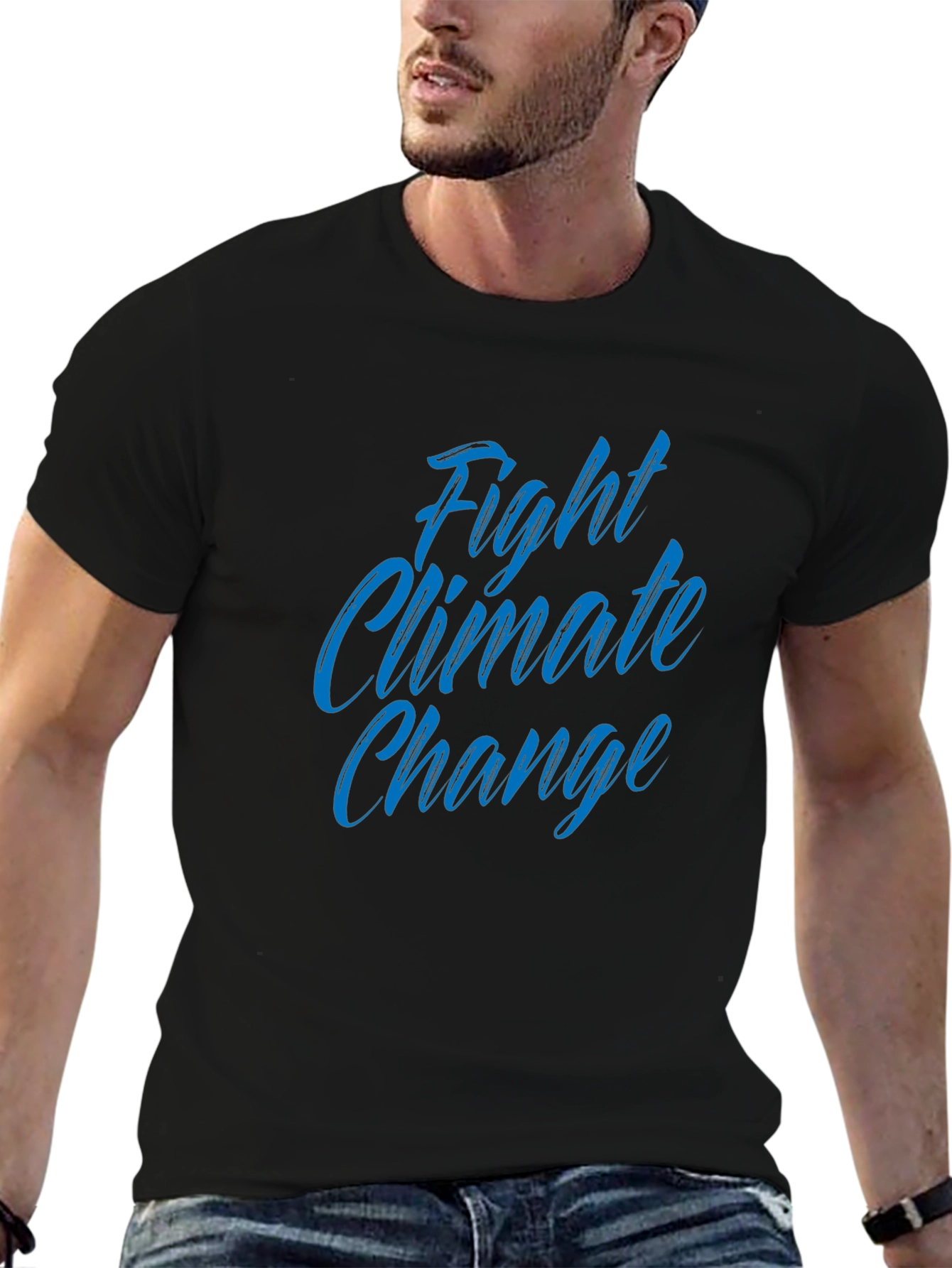 Fight Climate Change Black T-Shirt