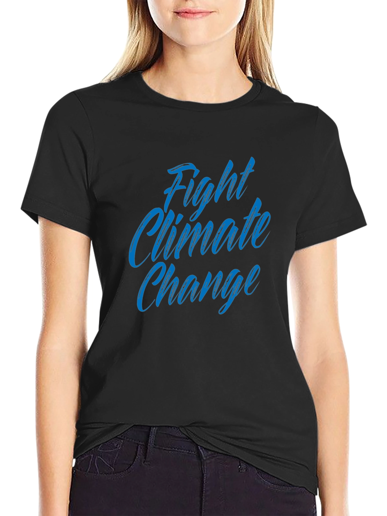 Fight Climate Change Black T-Shirt