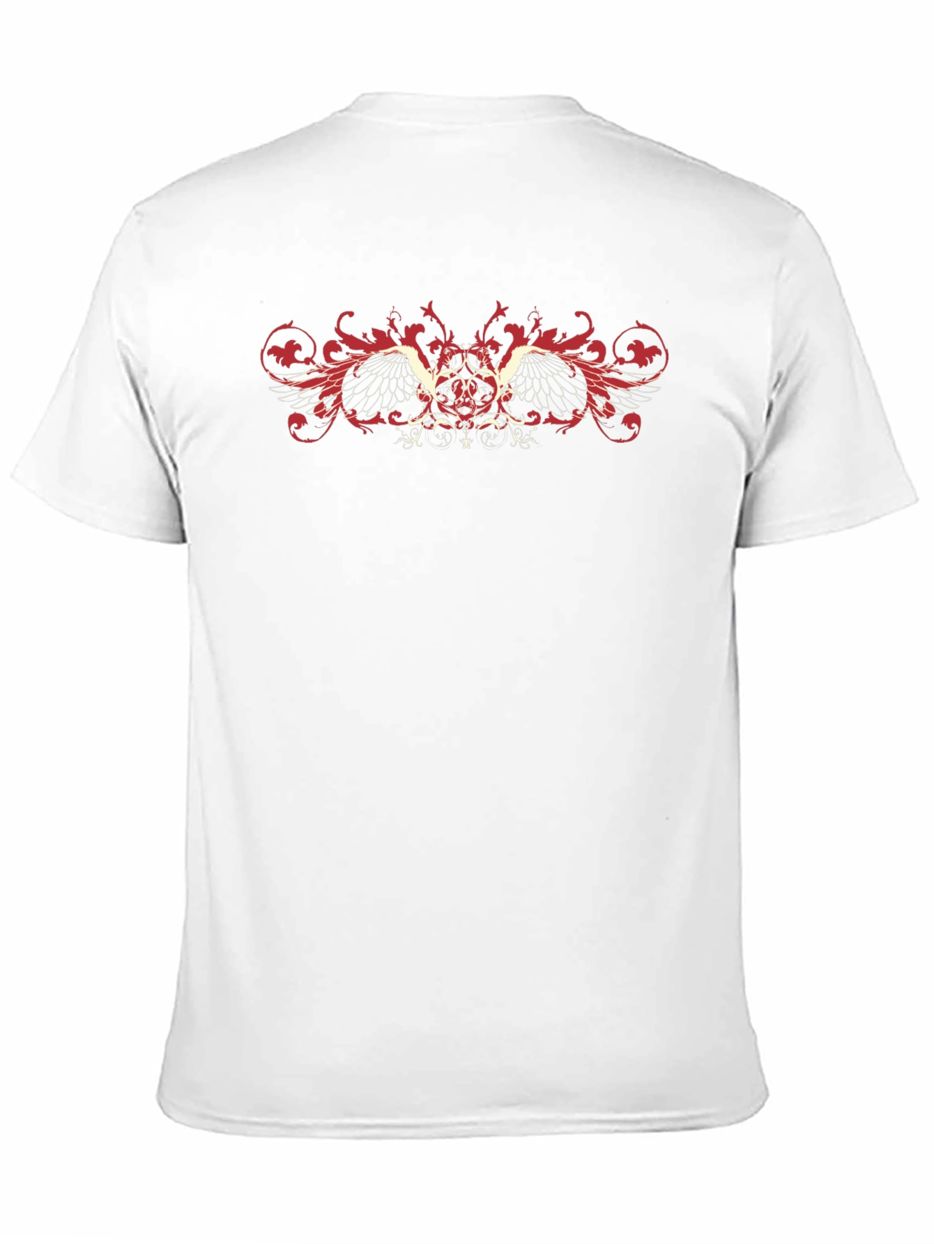 Winged Crest Graphic Black T-Shirt
