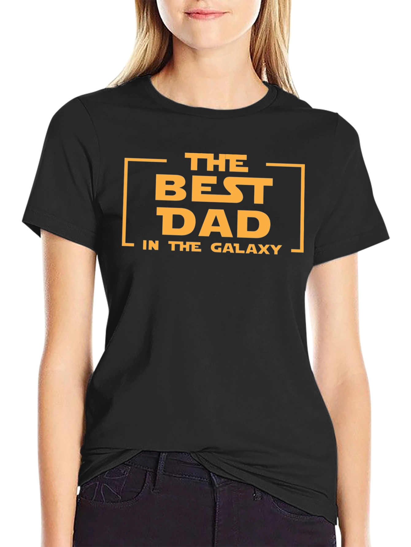 Best Dad in the Galaxy T-Shirt - Black