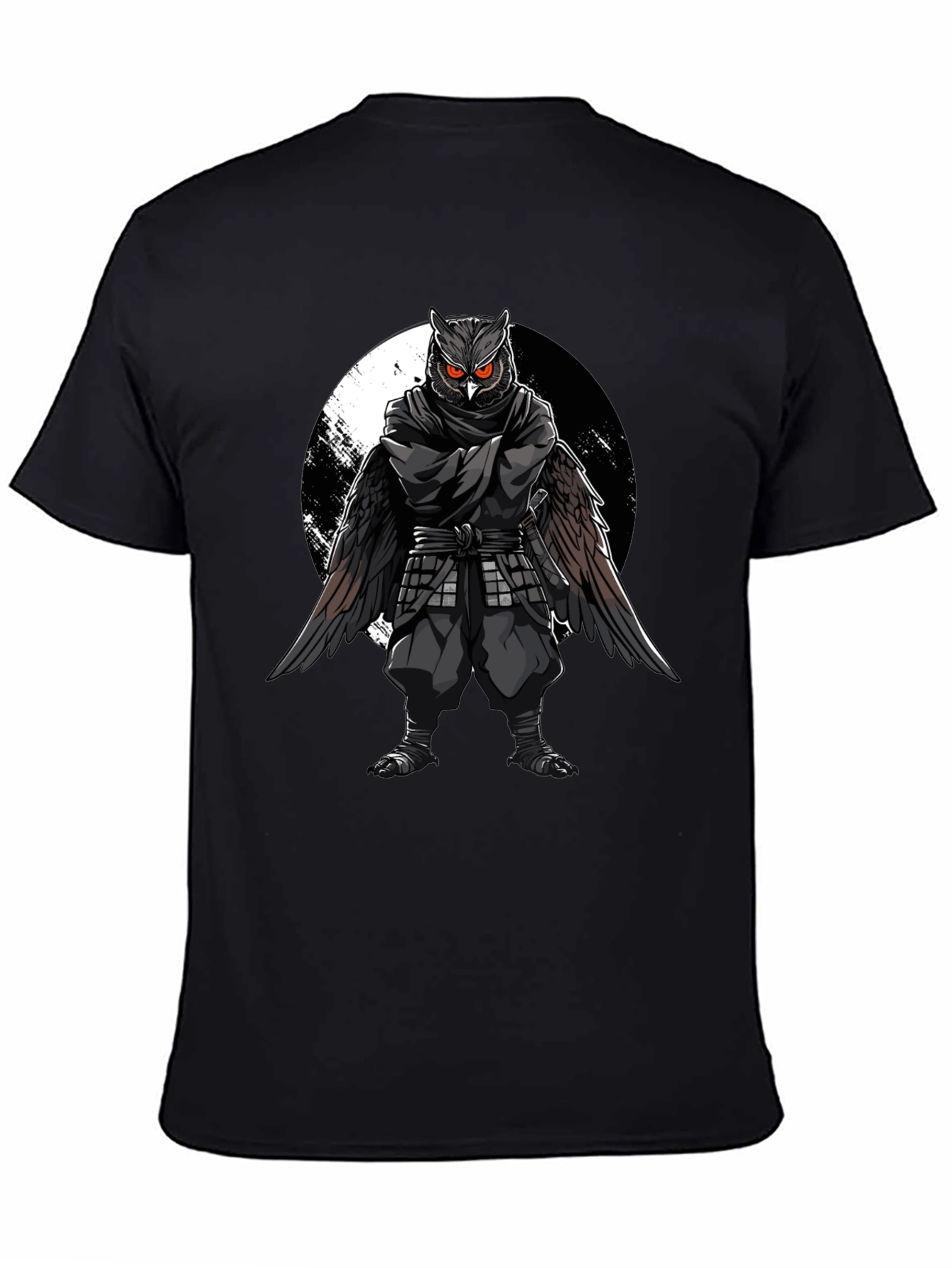 Ninja Owl T-Shirt - Martial Arts Bird Tee