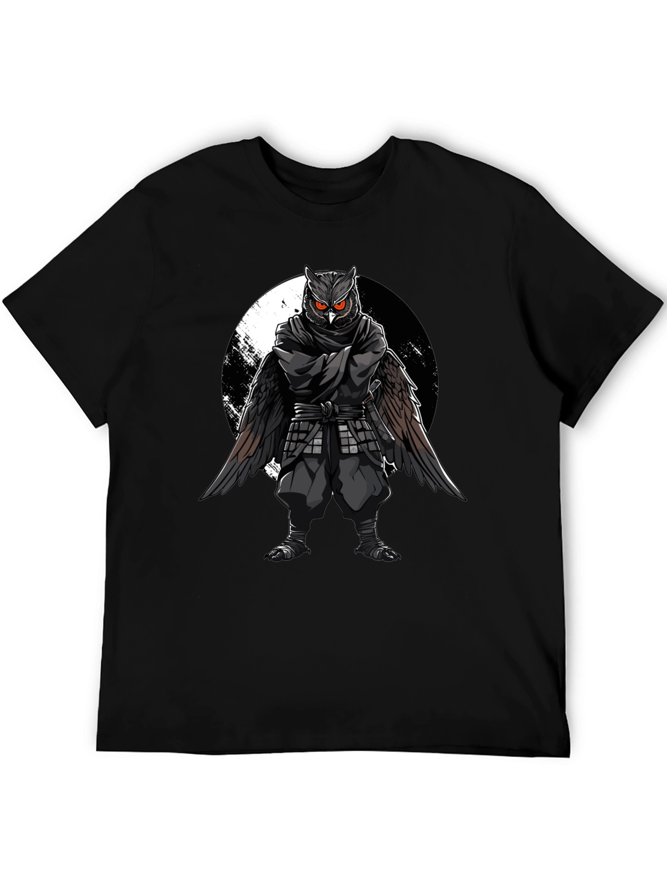 Ninja Owl T-Shirt - Martial Arts Bird Tee