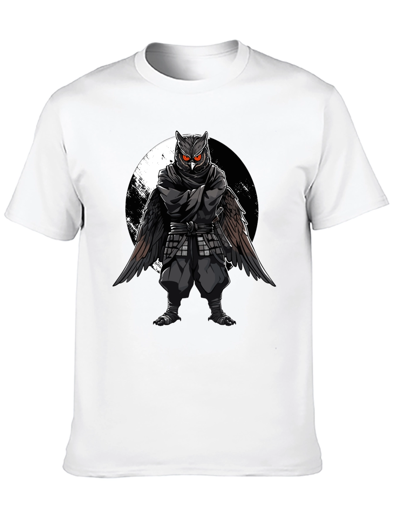 Ninja Owl T-Shirt - Martial Arts Bird Tee