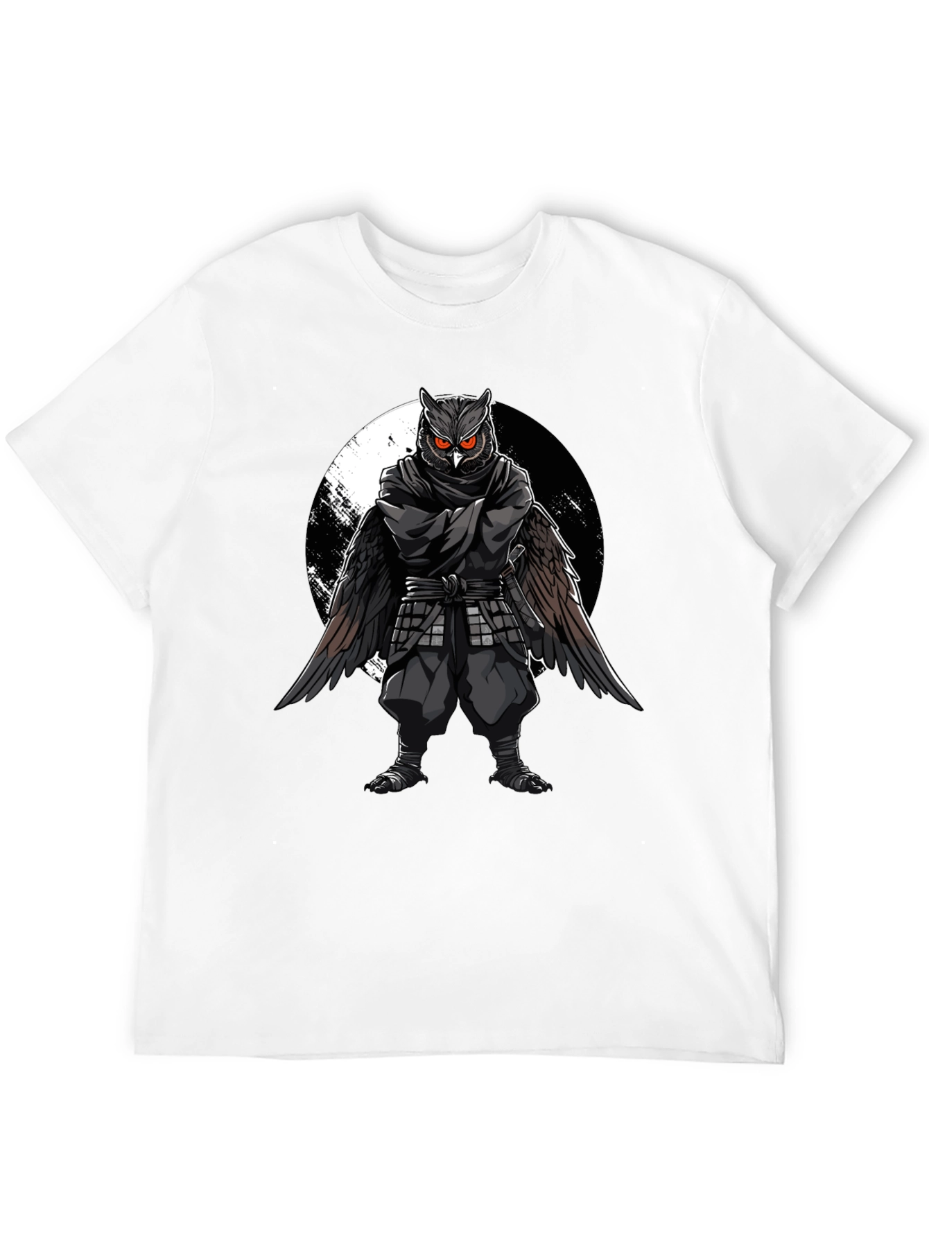 Ninja Owl T-Shirt - Martial Arts Bird Tee