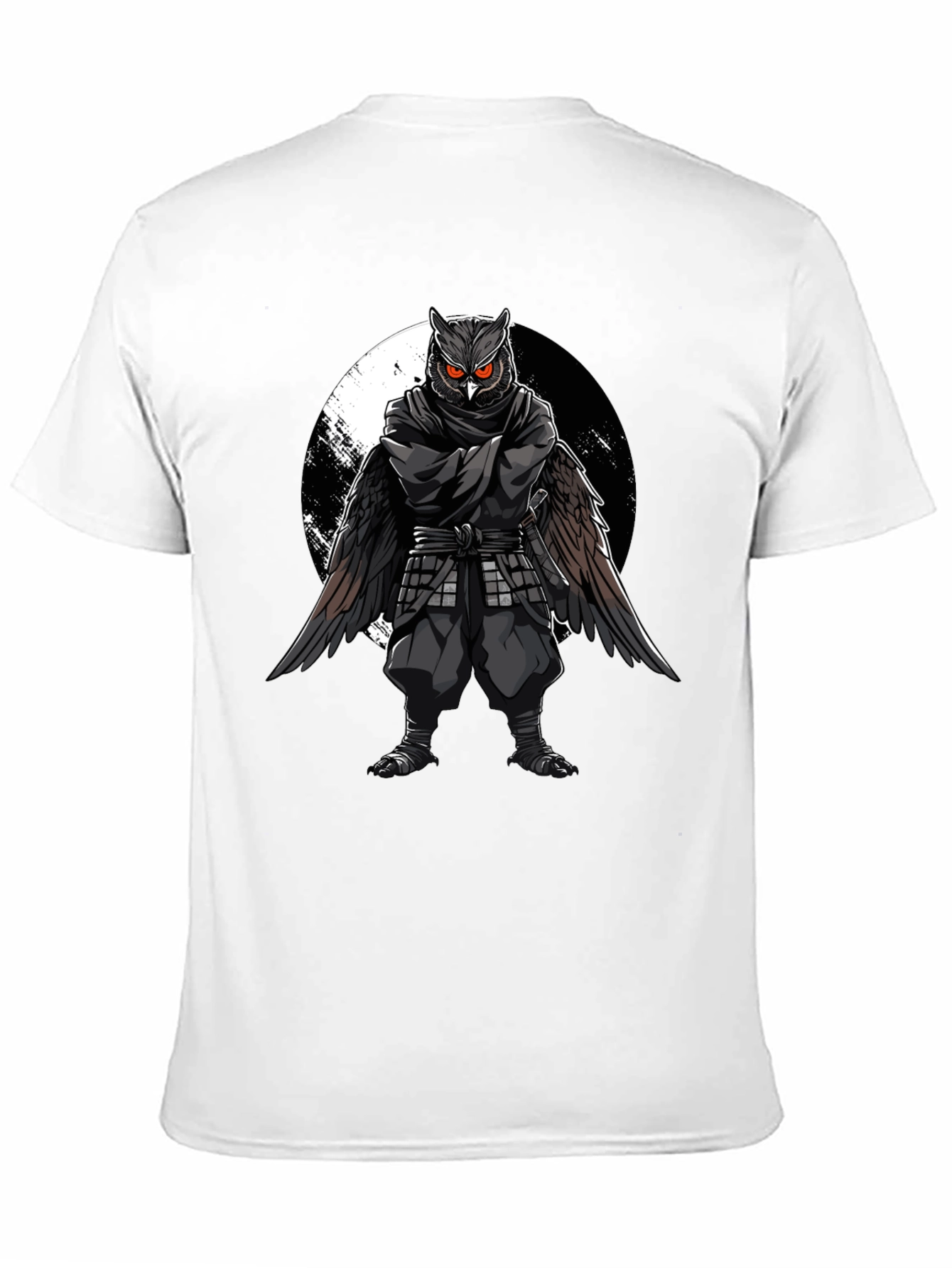 Ninja Owl T-Shirt - Martial Arts Bird Tee
